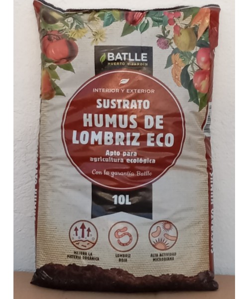 SUSTRATO HUMUS DE LOMBRIZ ECO 10L