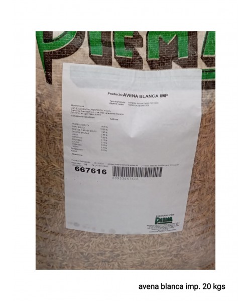 AVENA BLANCA IMPR. (20KG)