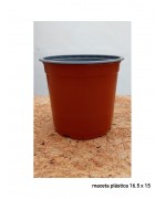 MACETERO PLASTICO (16.5 X 15 CM)