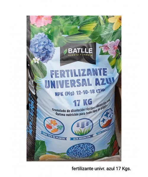 FERLIZANTE UNIVERSAL AZUL 17KG